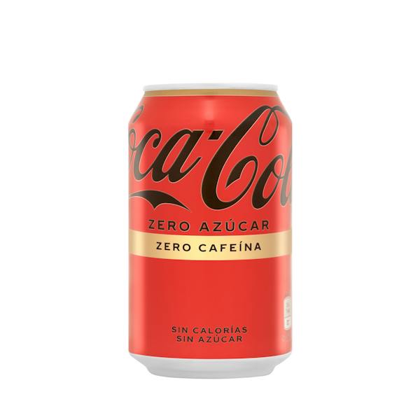 Refresco Coca-Cola zero azúcar zero cafeína