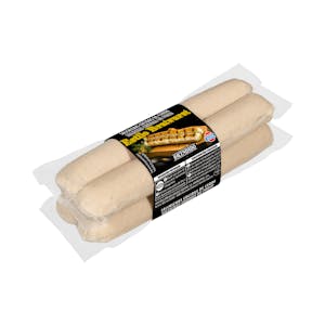 Cooked Bratwurst style pork sausages Hacendado