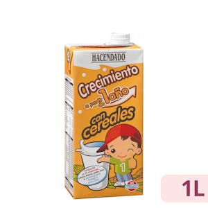 Preparado lácteo con cereales crecimiento Hacendado +1 año