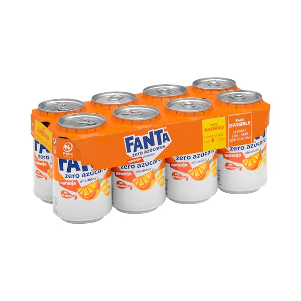 Imagen de Refresco Fanta naranja zero azúcares añadidos