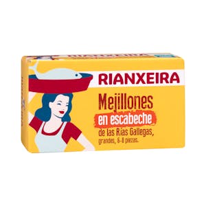 Mejillones en escabeche Rianxeira grandes