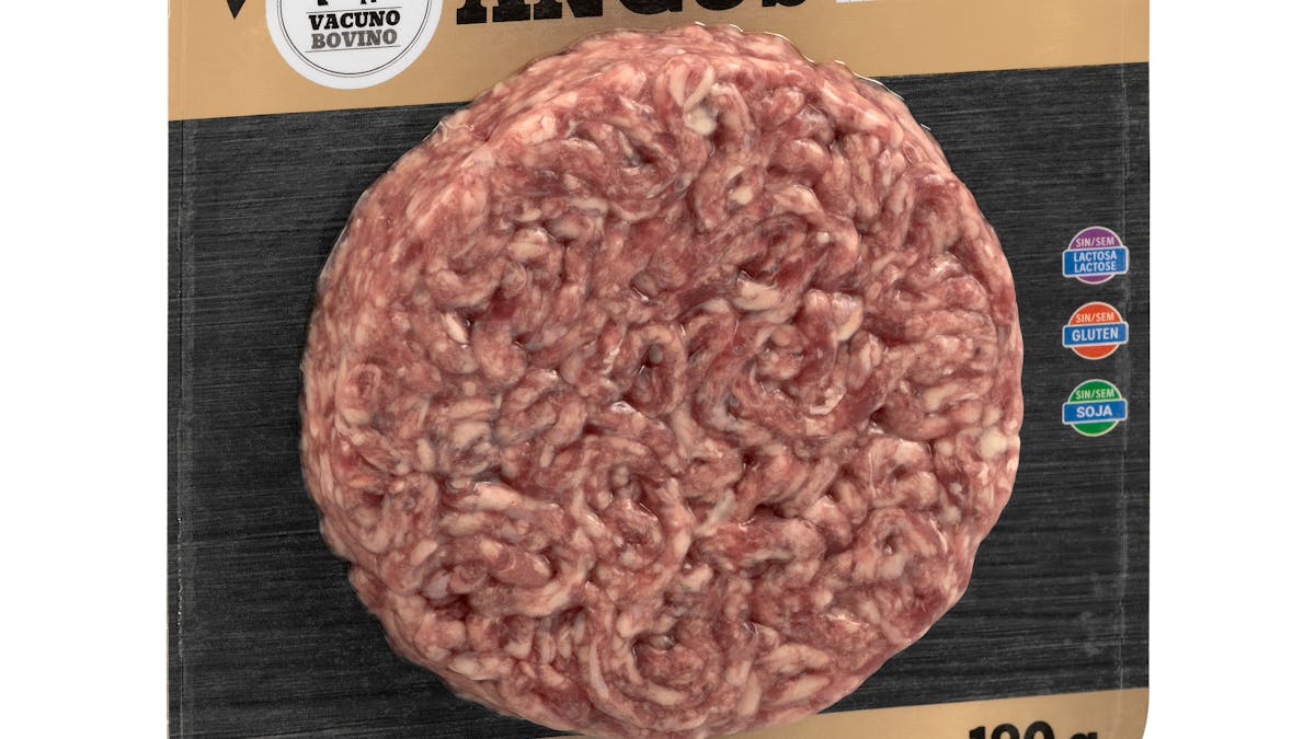 Hamburguesa de vacuno angus
