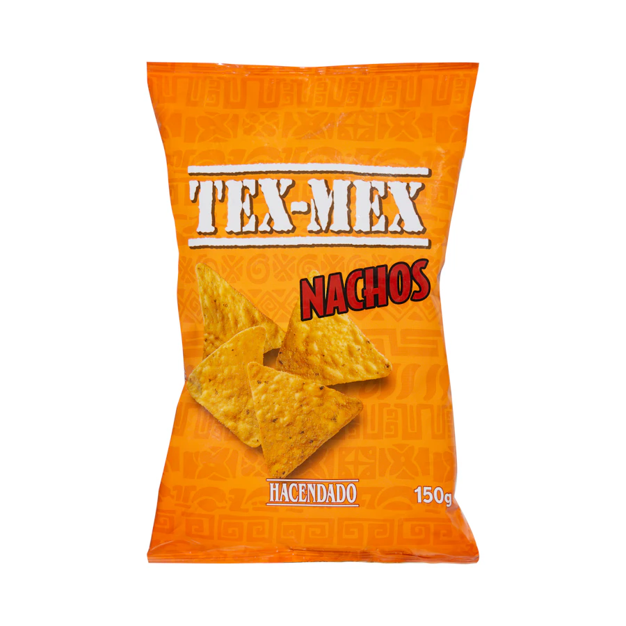 Nachos tex-mex sabor queso Hacendado – Mercadona – صورة المنتج