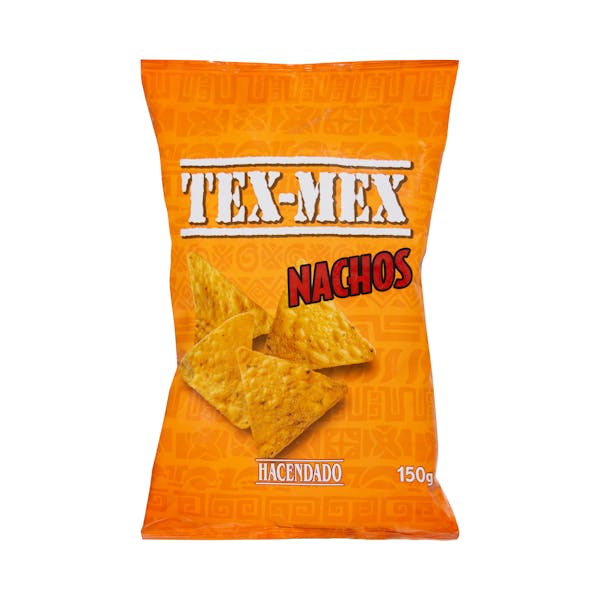 Nachos tex-mex sabor queso Hacendado