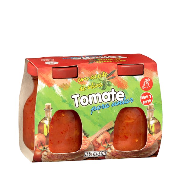 Imagen de Tomate para untar Hacendado con aceite de oliva