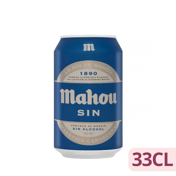 Cerveza sin alcohol Mahou
