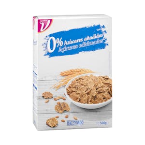 Whole wheat and rice flakes cereals 0% added sugars Hacendado