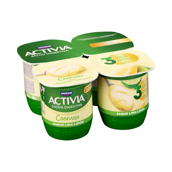 Bífidus cremoso con lima y limón Activia