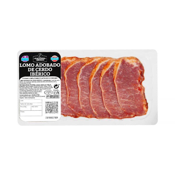 Filetes lomo de cerdo ibérico adobado