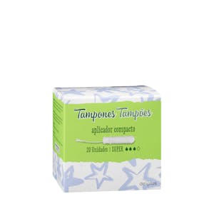 Tampones súper Deliplus con aplicador compacto