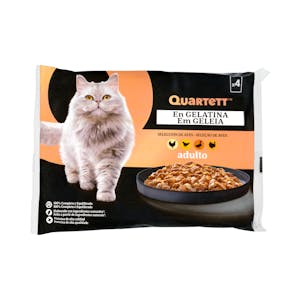 Gelatine cat food bird selecction Quartett