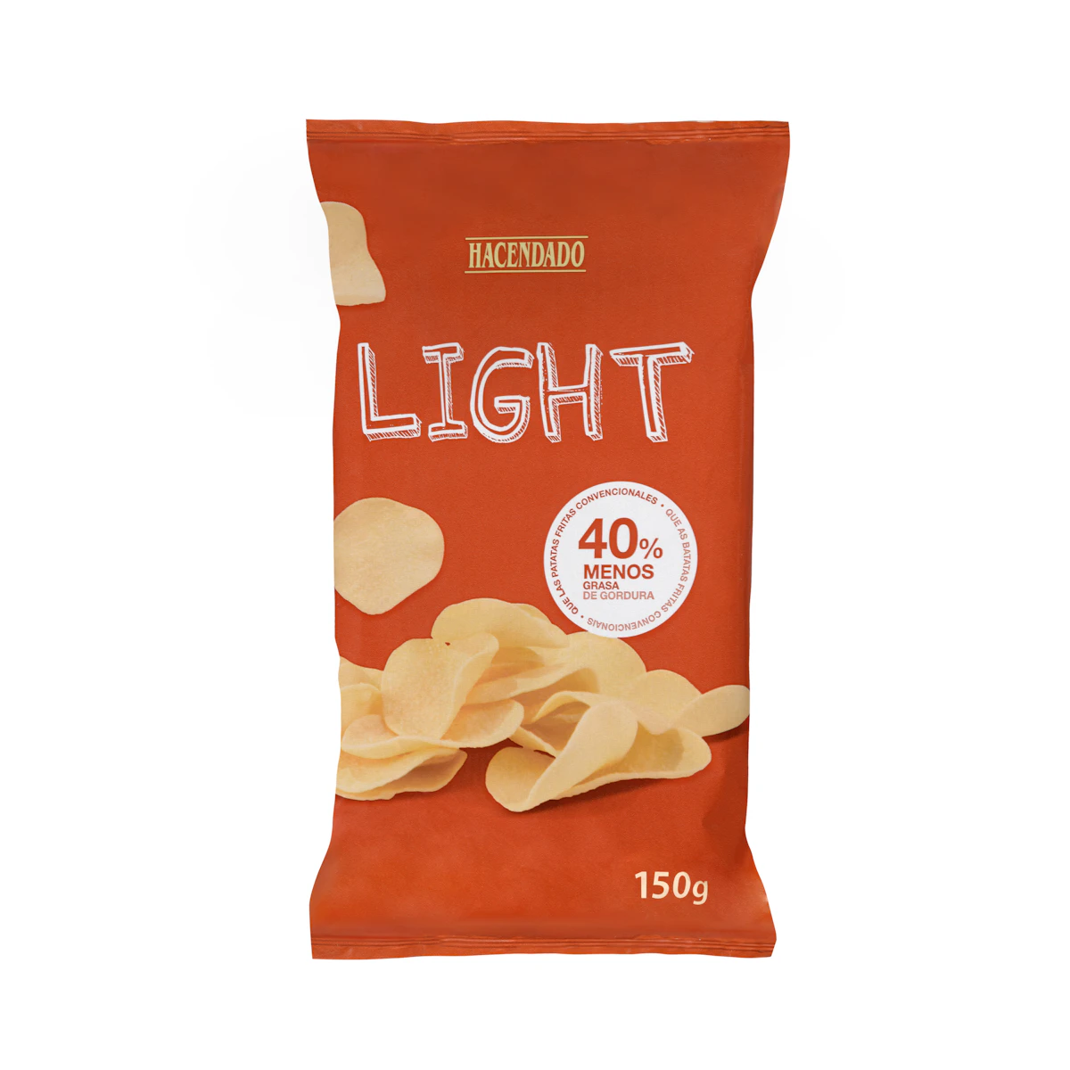 Patatas light Hacendado – Mercadona – صورة إعلانية للمنتج
