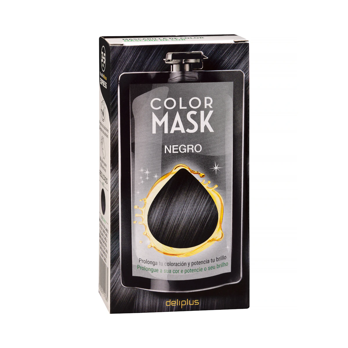 Mascarilla cabello negro Color Mask – Mercadona – صورة إعلانية للمنتج