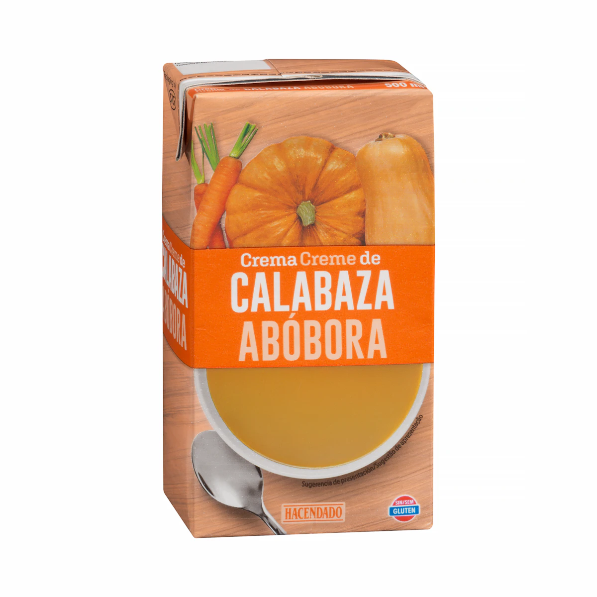 Crema de calabaza Hacendado – Mercadona – صورة إعلانية للمنتج