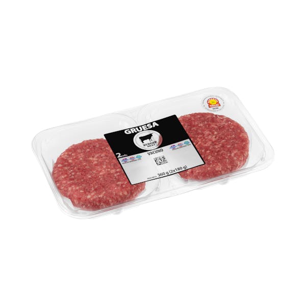 Burger de vacuno Halal gruesas