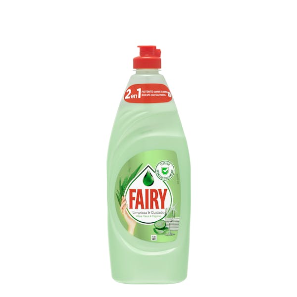 Lavavajillas Aloe Vera y Pepino Fairy líquido