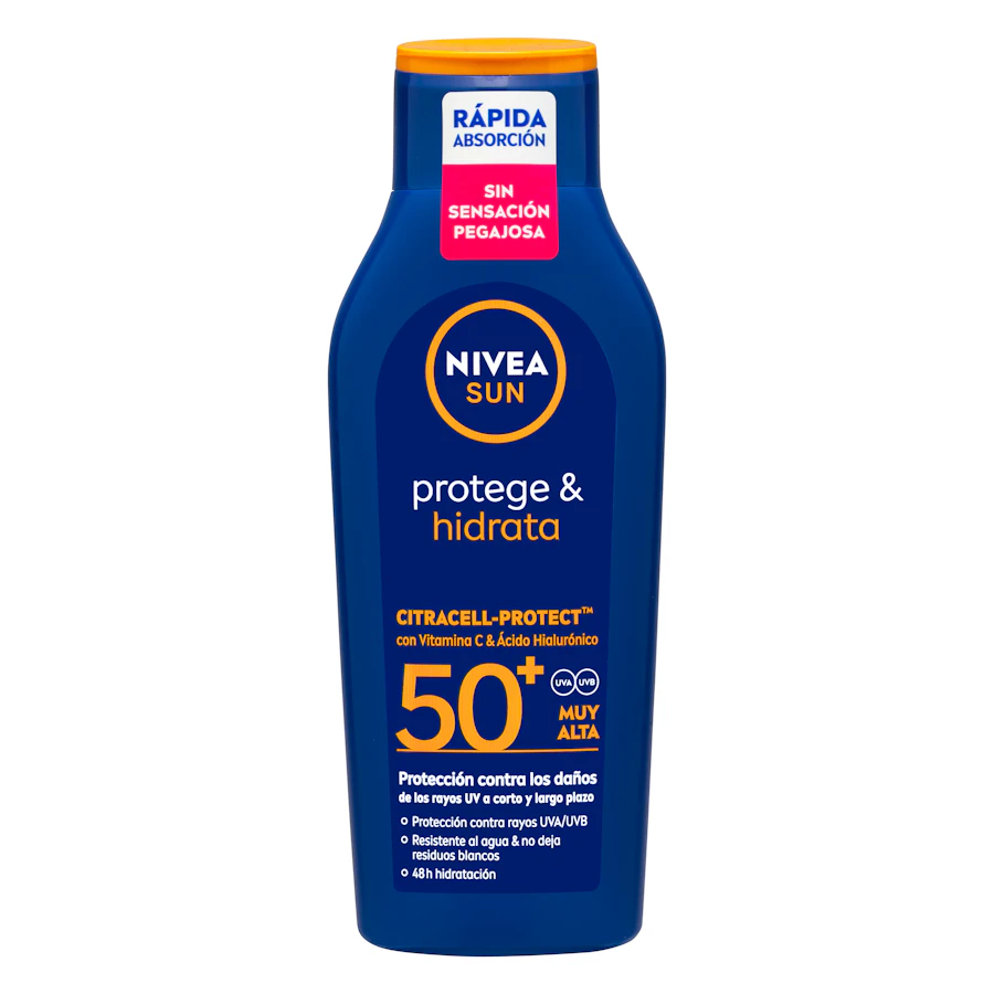 Protector solar protege e hidrata Nivea FPS 50+ – Mercadona – صورة المنتج