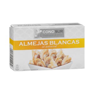 Almejas blancas Cono sur al natural