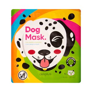 Mascarilla facial infantil Dog Mask Deliplus con cereza y manzana