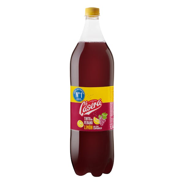 Tinto de verano sabor limón La Casera