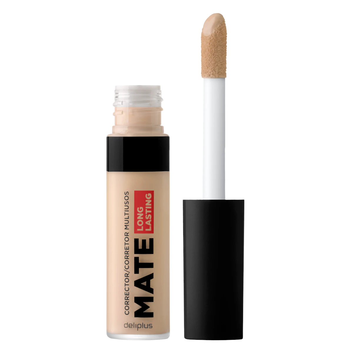 Corrector fluido multiusos Long Lasting Deliplus mate 300 cappuccino – Mercadona – صورة إعلانية للمنتج
