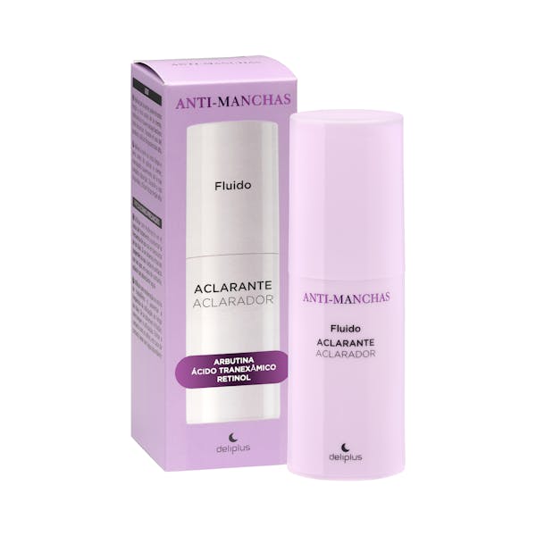 Imagen de Crema facial fluida noche Deliplus aclarante anti-manchas