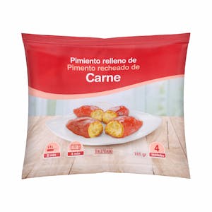 Pimientos del piquillo relleno de carne Hacendado ultracongelados