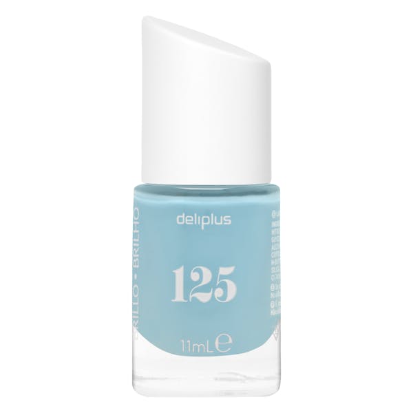Laca de uñas alto brillo Deliplus 125 azul pastel