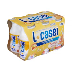 Bebida láctea de naranja L-casei