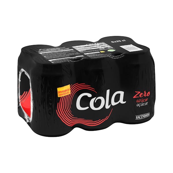 Imagen de Refresco cola Hacendado Zero azúcar