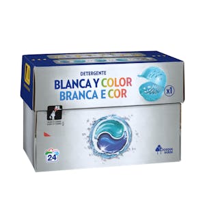 Laundry detergent capsules for Whites and Colours Bosque Verde