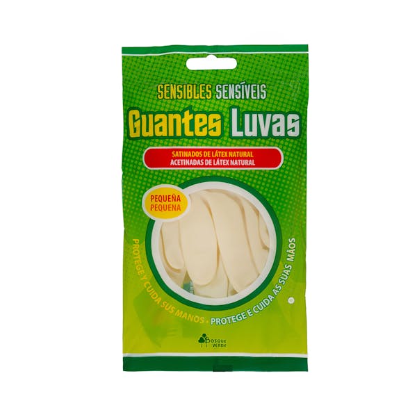 Guantes De Ltex Bosque Verde Talla Pequea Merc