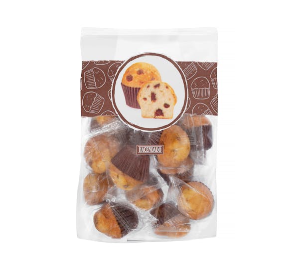 Imagen de Mini magdalenas con pepitas de chocolate con leche Hacendado