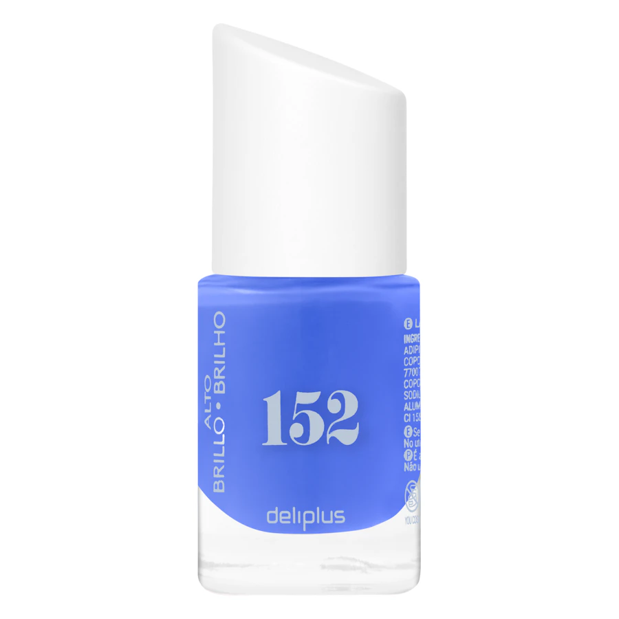 Laca de uñas alto brillo Deliplus 152 azul medio – Mercadona – صورة المنتج