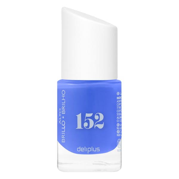 Imagen de Laca de uñas alto brillo Deliplus 152 azul medio