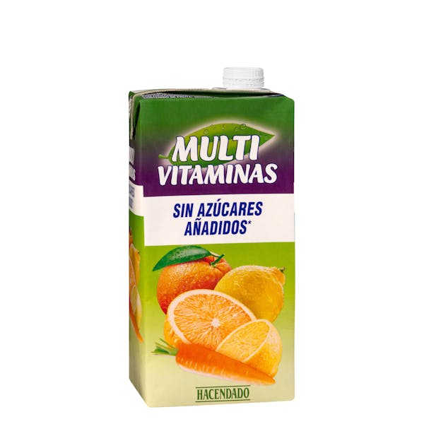 Bebida multivitaminas Hacendado sin azúcares añadidos