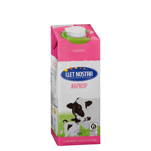 Leche desnatada Llet Nostra