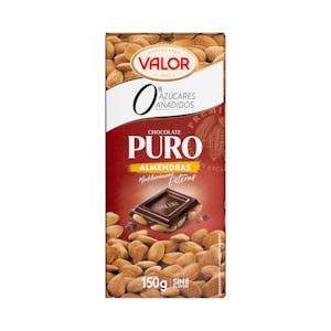 Chocolate puro Valor con almendras enteras