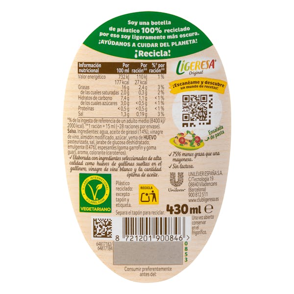 Salsa Original Ligeresa