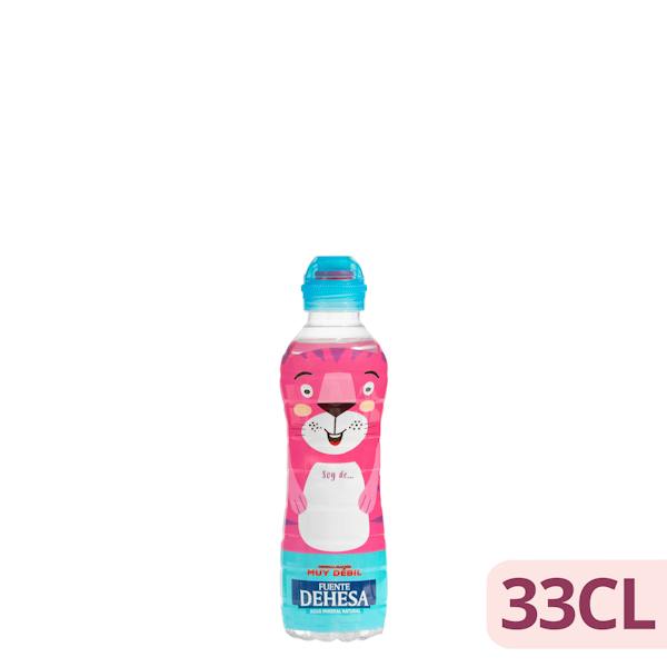 Agua mineral pequeña Fuente Dehesa tapón infantil