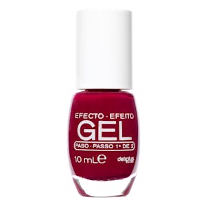 Laca de uñas efecto gel Deliplus 660 granate
