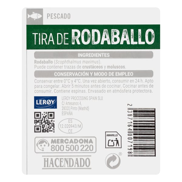 Tira de rodaballo