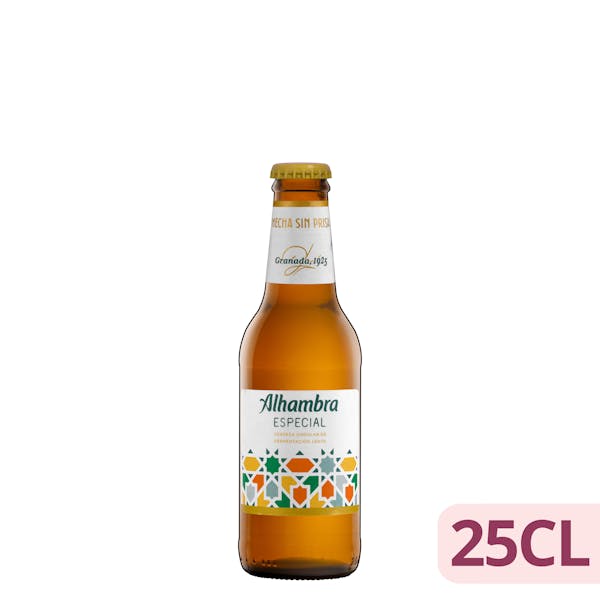 Cerveza lager Alhambra Especial