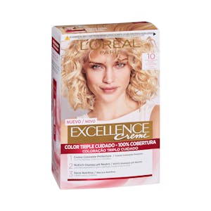 Coloración permanente L'Oréal 10 rubio muy claro