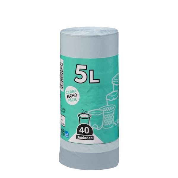 Bolsa de basura mini Bosque Verde 5L cubo pequeño