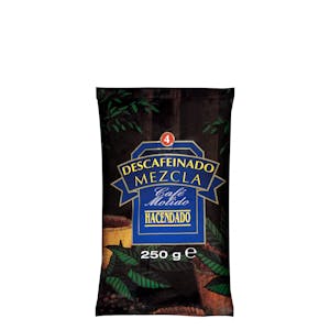 Café molido descafeinado mezcla Hacendado