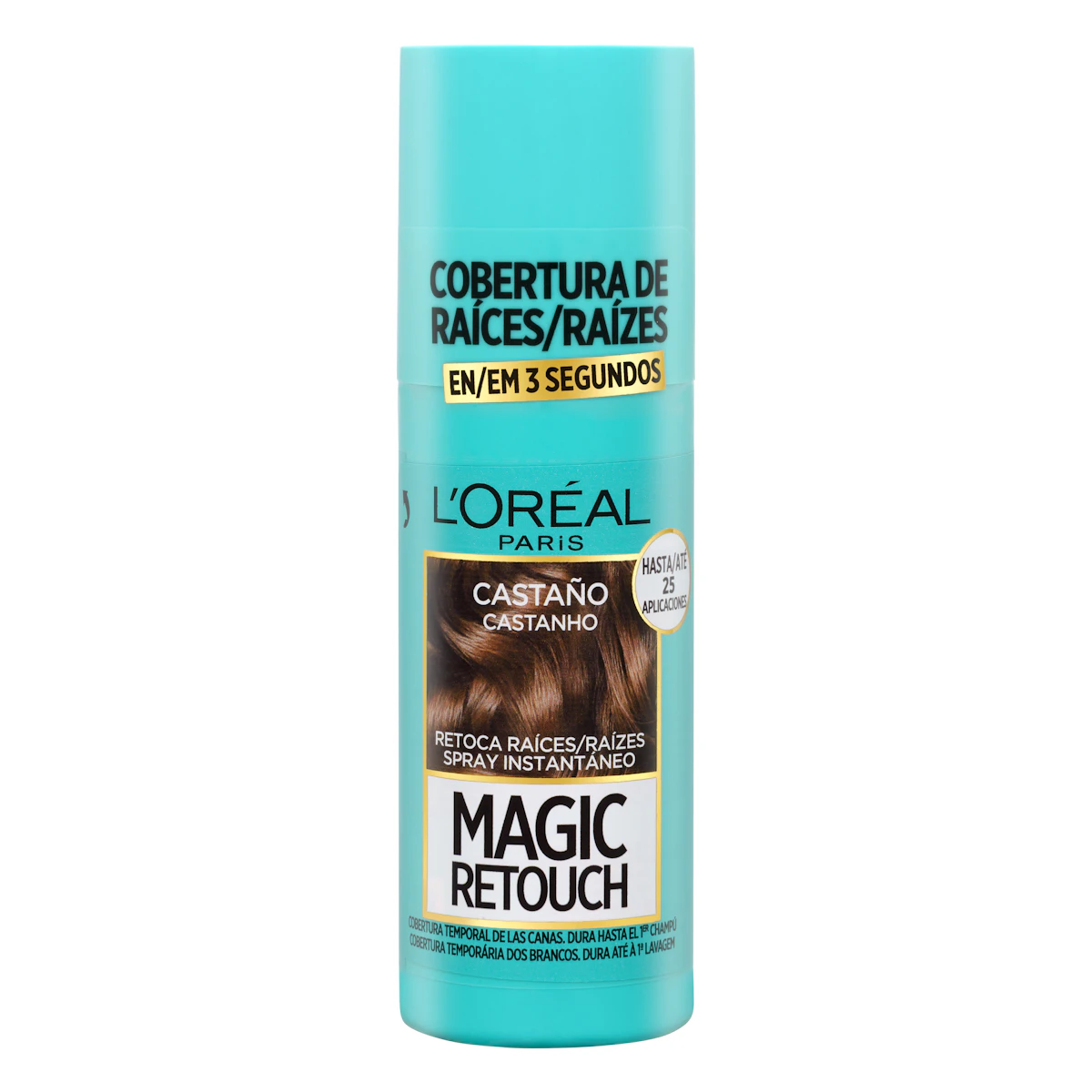 Retoca raíces instantáneo castaño Magic Retouch – Mercadona – صورة إعلانية للمنتج