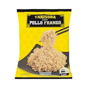 Fideos orientales Yakisoba sabor pollo Hacendado