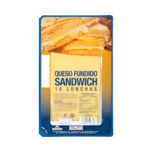 Queso lonchas fundido sándwich mezcla Hacendado