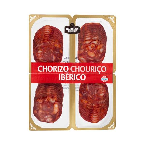 Chorizo ibérico extra La Hacienda del ibérico lonchas